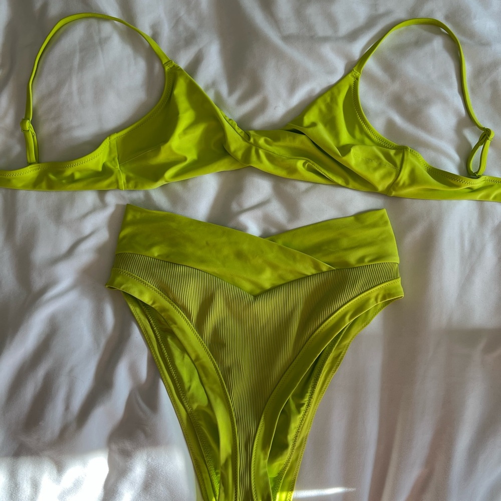 Aerie bikini, brand new lime green